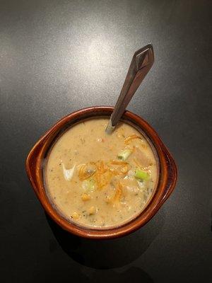 Delicious corn chowder!