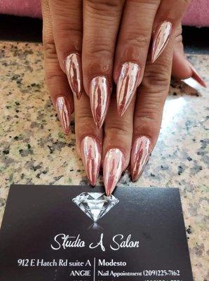 Chrome nails