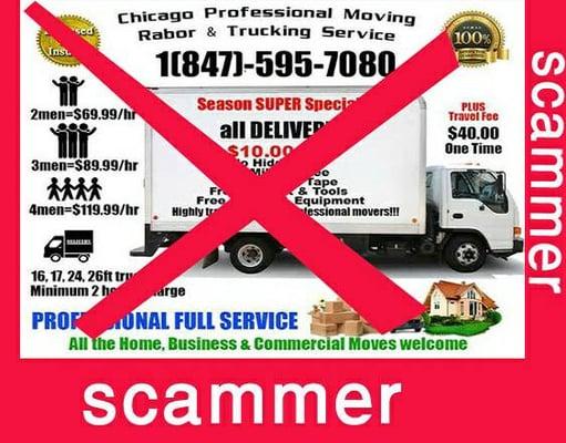 SCAMMER COMPANY ... TOTLA SCAMMERS ..... DONT HIRE THEM FOR YOUR MOVE ... A VERY BAD EXPERIENCE ....THEY GET MY ALL MOVING AND RUN AWAY ....