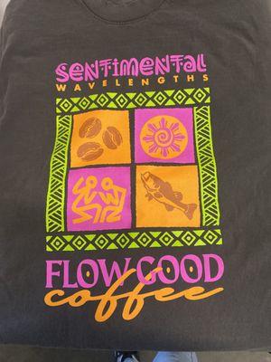 Custom prints for sentimental wavelength x Flow good Coffee