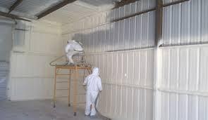 Closed Cell Foam Insulation in metal building