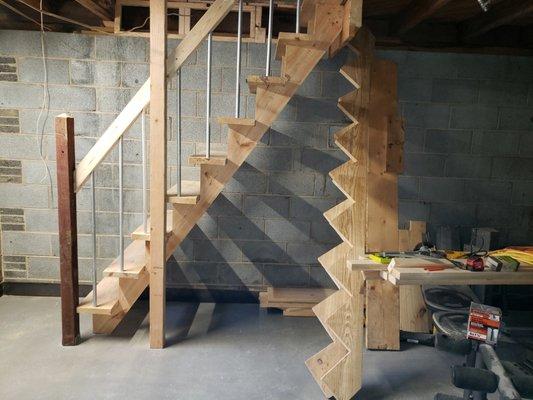 Basement stairs