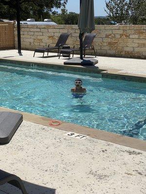 Pool and game playground.