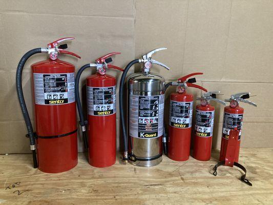 Fire extinguishers