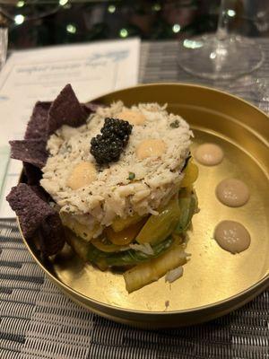 Crab Salad-Kaluga Caviar