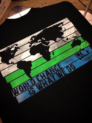 Custom printed tshirts for churches, schools, and businesses.  Branson Screenprinting