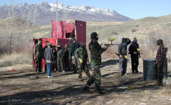 Utah's best paintball field Http://www.actioncenterpaintball.com