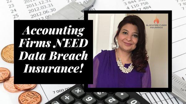 Accounting Firms & CPA ~ Protect your Data ~ Data Privacy Breach Insurance for CPA