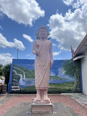 The Front Of The Buddha Statue