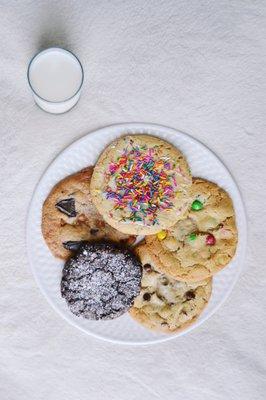 Milk and cookies. What more could you ask for?