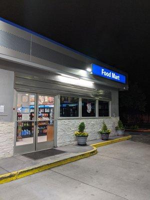 Food Mart entrance