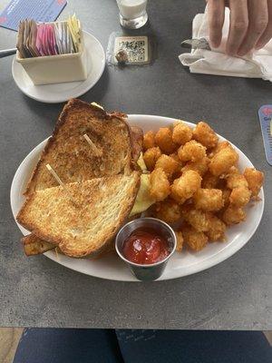 Egg Sammy with hash browns