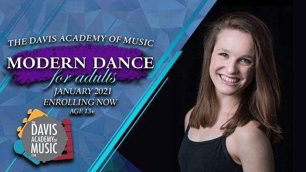 Modern Dance Classes Available starting Spring 2021