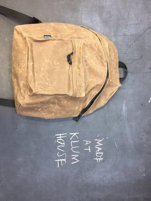 Pictured is my rad handmade backpack.