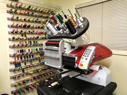 Embroidery Room at Budget Print Center in Ocala, Florida