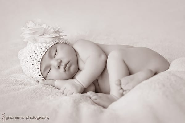 This 8 day old newborn was photographed in my home studio in Danbury, CT