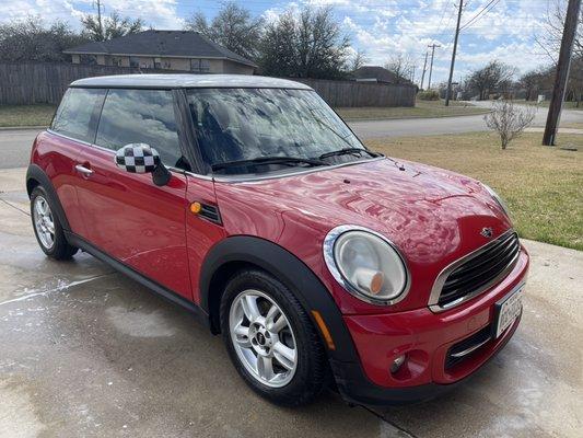 Mobil Mini Cooper Wash.