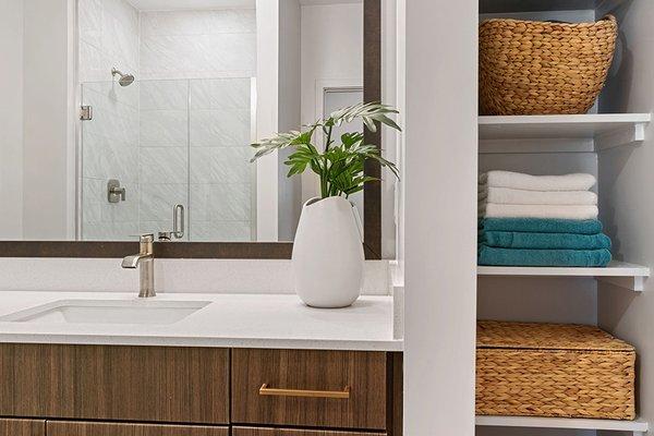 Distinctive bathroom features