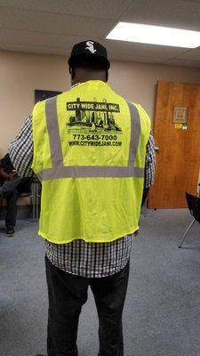 New safety vest