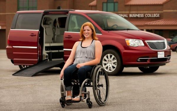 Western Ohio's choice for wheelchair accessible van rental.