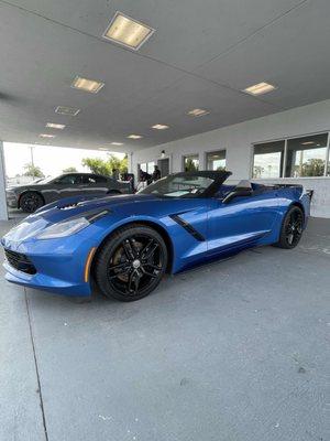 2014 Corvette Z51 Laguna Blue Stingray