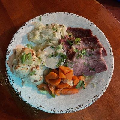 Corned beef and cabbage