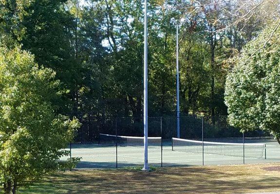 tennis courts