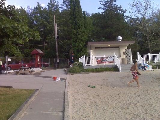 Beach One, full service concession stand