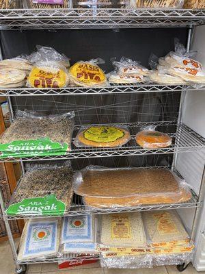 Sanjak bread, pita and more delicious loaves of bread.