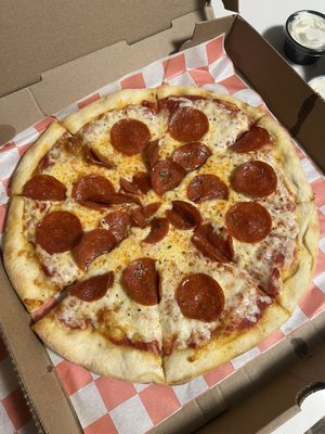 Pepperoni pizza