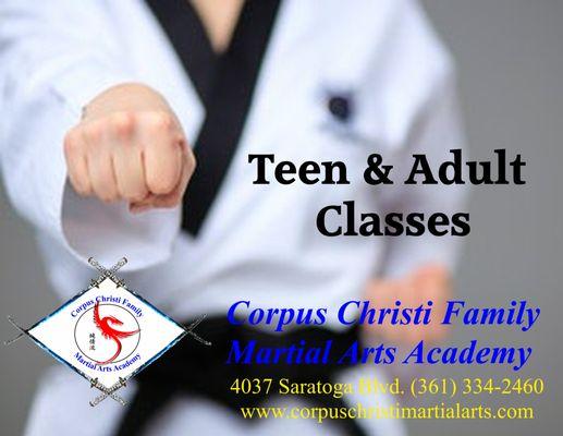 Classes for all ages beginning at 3 years old.