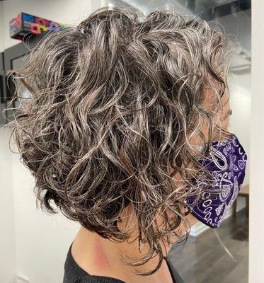 Curly drycut