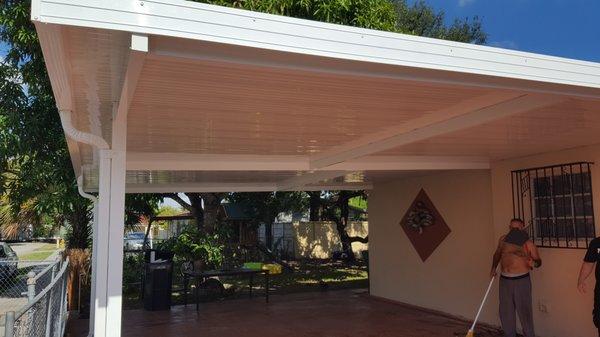 Tin Patio Aluminum Roof 2