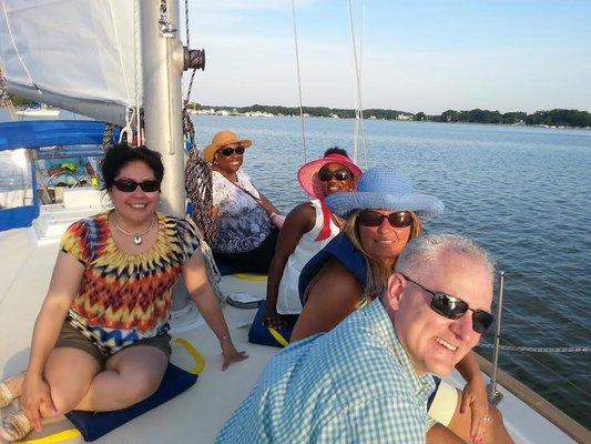 One of the many fun sailing trips we have on Non Sea Quitter.