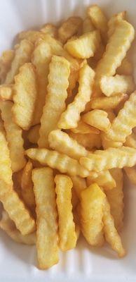 Crinkle fries for the toddler.