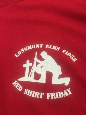 We are honored to do this shirts for the local Elks.