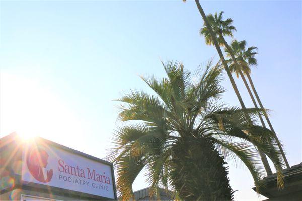 Santa Maria Podiatry Clinic Yard Sign