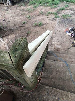 Railing rebuild