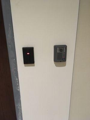 Aiphone and card reader access control and video