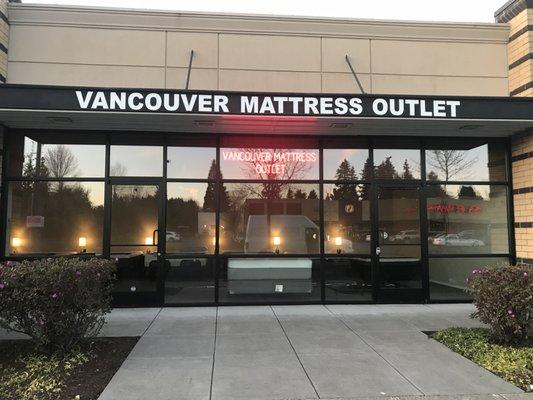 Front View of Vancouver Mattress Outlet