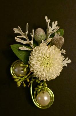 Hand crafted men's corsage.