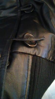 Defect in amatter jacket that ended with police action!