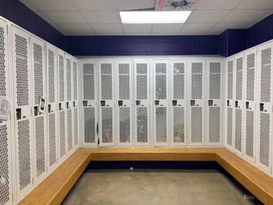 Before  lockers were plain