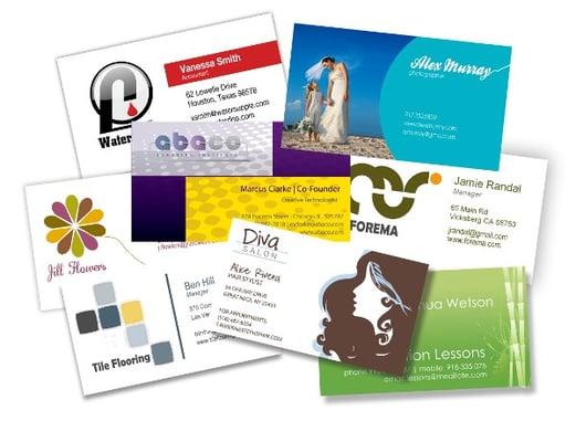 We build our business by helping you build yours. we want to be a marketing and printing partner. We can help with business cards.