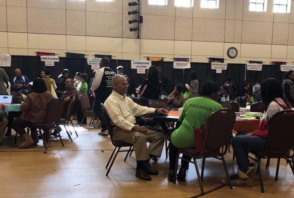 HBCU College Fair with over 20 Colleges/Universities, some schools offered On-Site Admissions. 11/3/18.