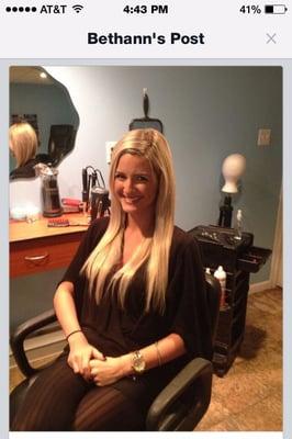 18" human hair extensions are another specialty we offer!!!