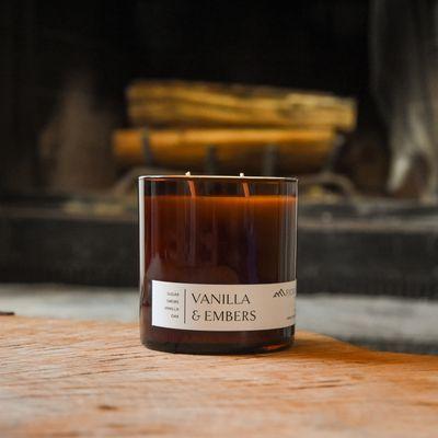 Vanilla & Embers Soy Candle