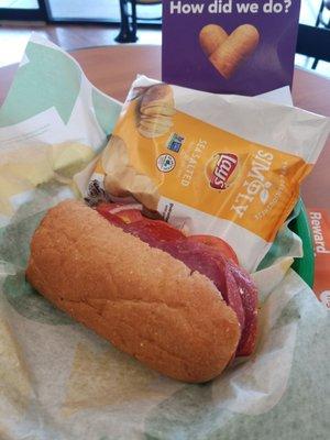 It's a subway sandwich... :)