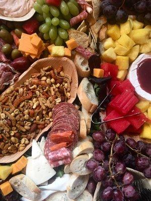 Charcuterie grazing table