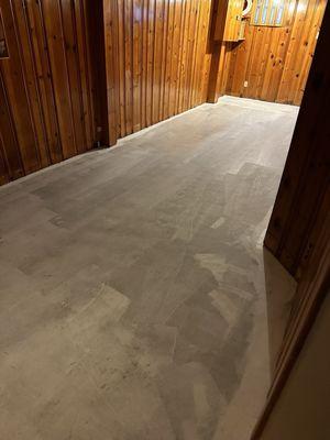 Sealed Basement floor